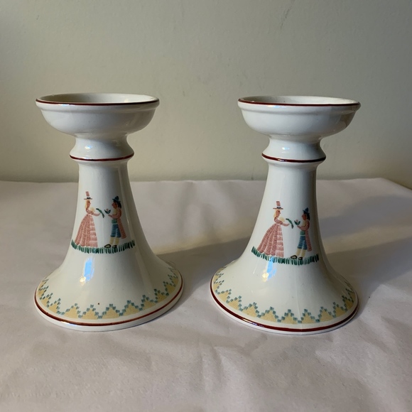 Villeroy & Boch Accents Villeroy Boch American Sampler Candlestick